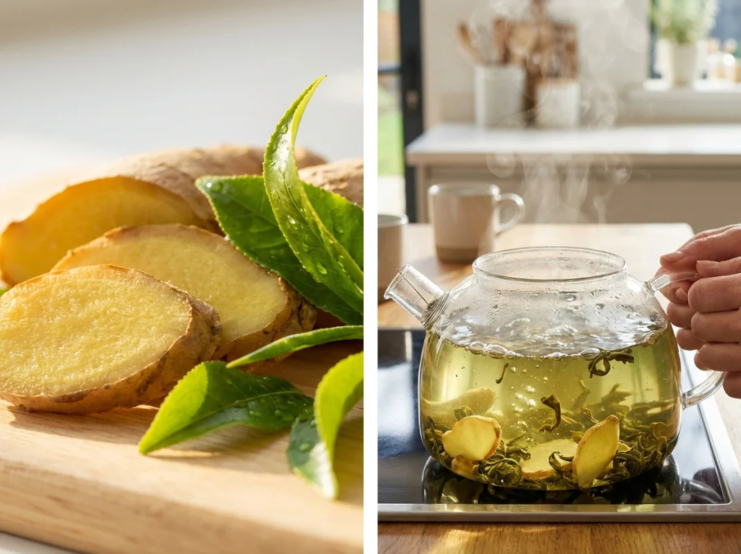 Green Tea and Ginger